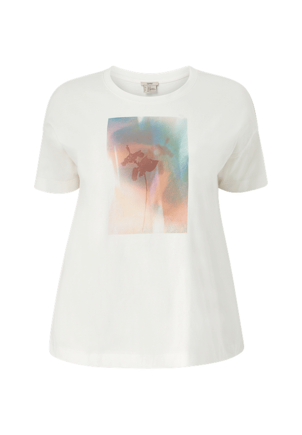 Esprit - Topp Sus Cs Tee AW - Vit