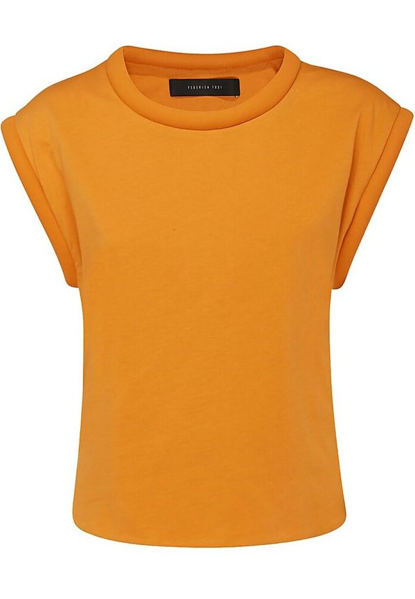 Federica Tosi - T-shirts - Orange - Dam - Storlek: XS