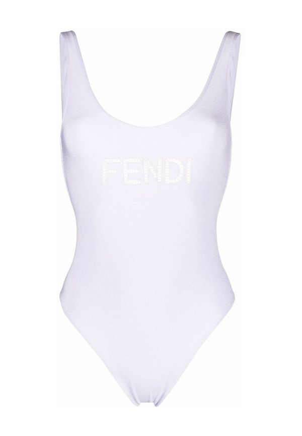 Fendi - Baddräkter - Vit - Dam - Storlek: 2XS