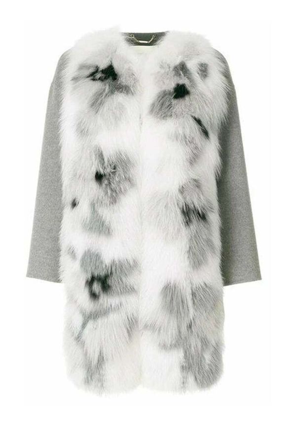 Fendi - Vinterkappor - Grå - Dam - Storlek: Xs,2Xs,M