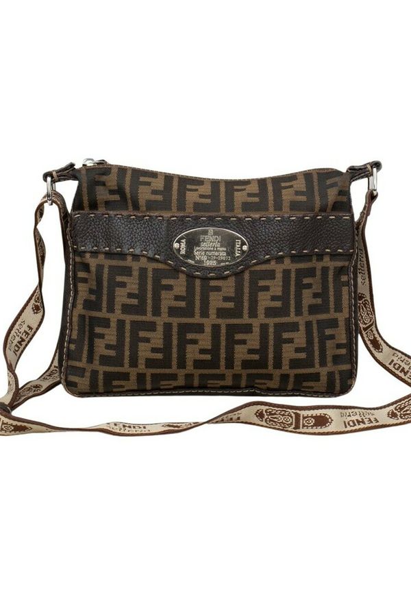 Fendi Vintage - Vintage Väskor - Brun - Dam - Storlek: ONE Size