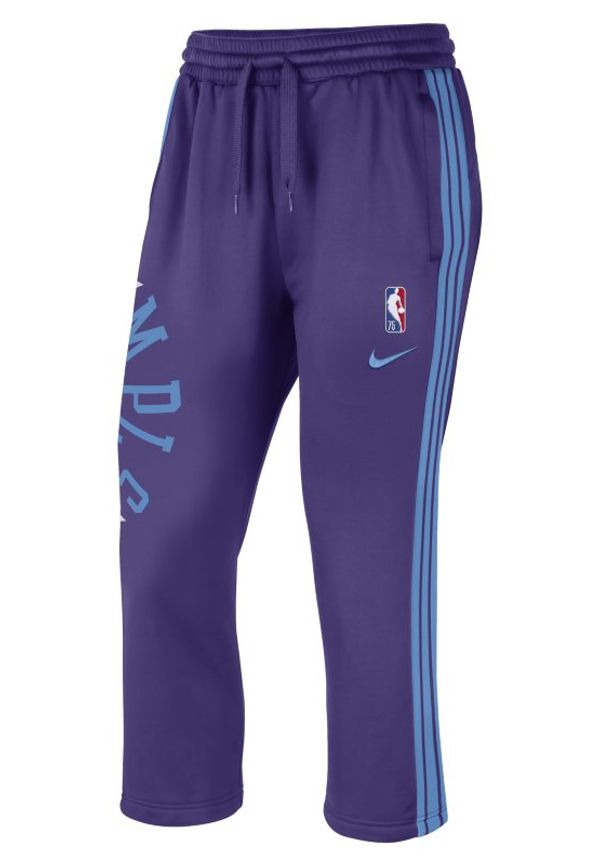 Fleecebyxor Nike NBA Los Angeles Lakers Courtside för kvinnor - Lila