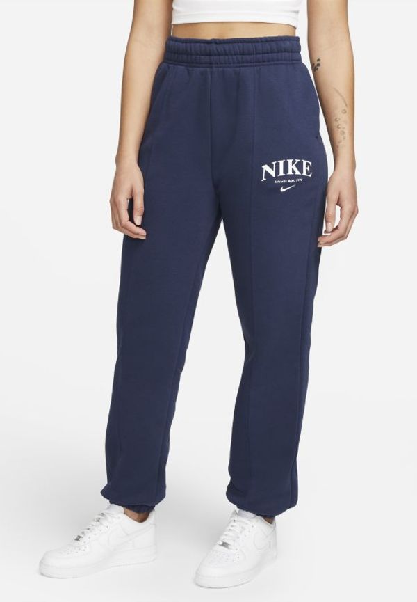 Fleecebyxor Nike Sportswear Collection Essentials för kvinnor - Blå