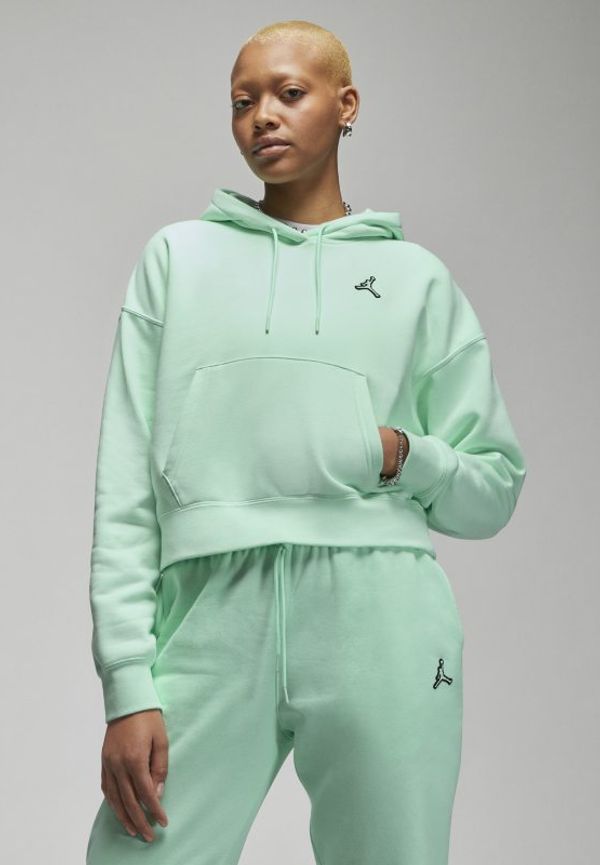 Fleecehuvtröja Jordan Essentials för kvinnor - Grön