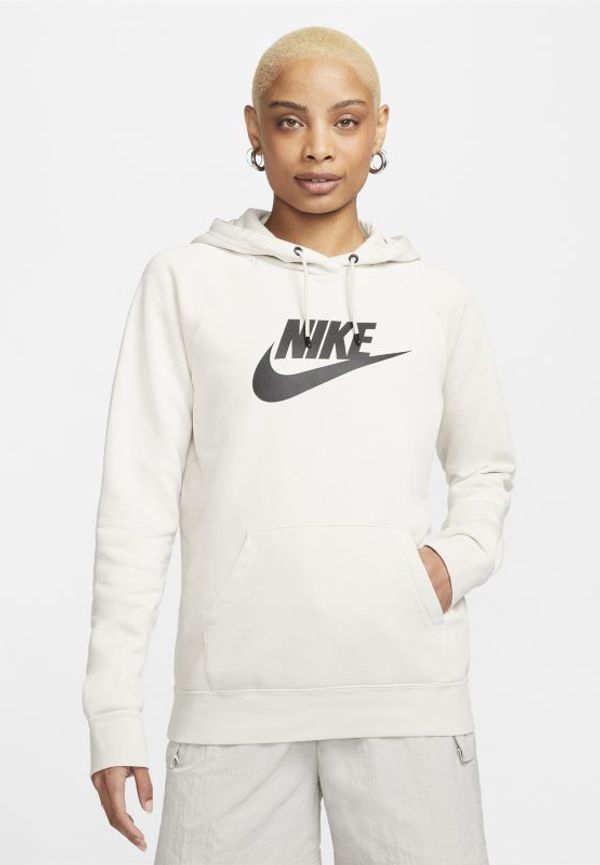 Fleecehuvtröja Nike Sportswear Essential för kvinnor - Brun
