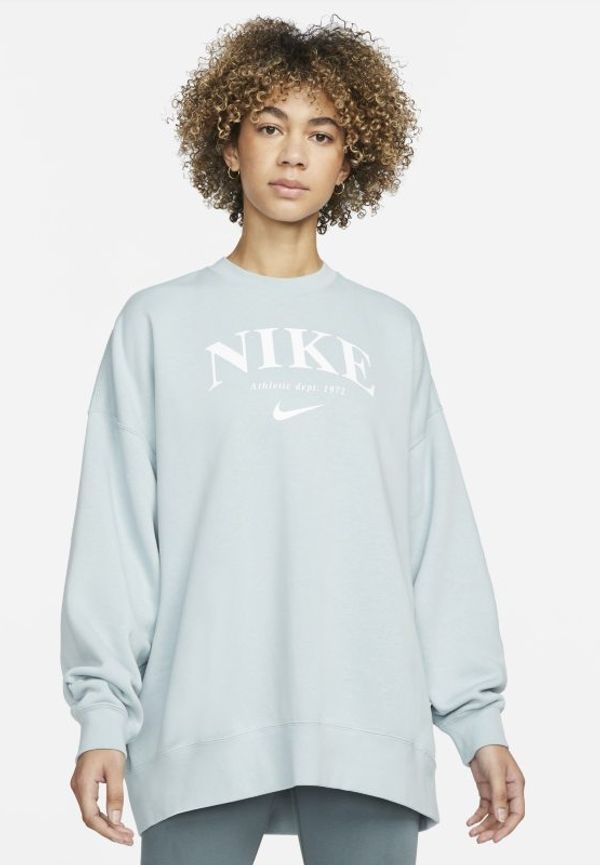 Fleecetröja i oversized-modell Nike Sportswear Essentials för kvinnor - Grå