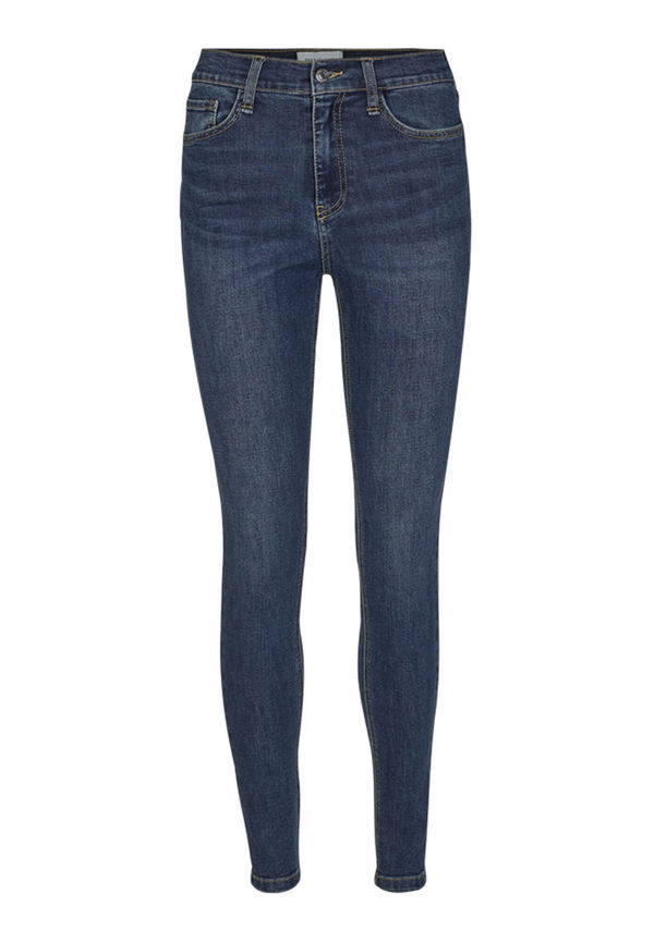 Freequent - Skinny Jeans - Blå - Dam - Storlek: W32 L32,W31 L32,W29 L30,W30 L30,W31 L30,W27 L30,W29 L32,W32 L30,W28 L30,W28 L32,W33 L30,W27 L32,W30 L32,W26 L32,W26 L30,W33 L32