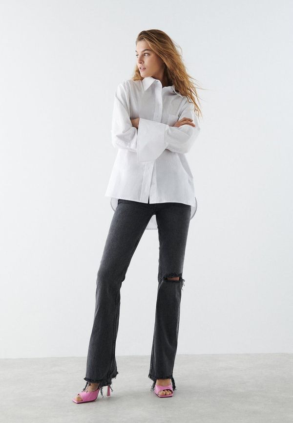 Full length flare jeans