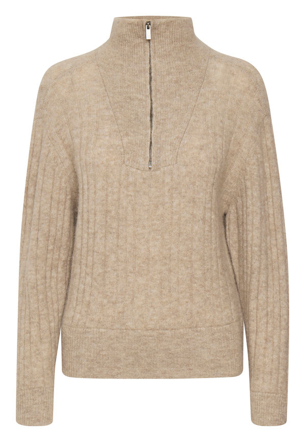 Gestuz - Stickade tröjor & koftor - Beige - Dam - Storlek: Xl,Xs,L,S,M