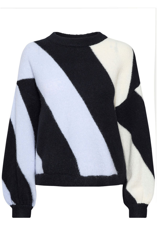Gestuz - Stickade tröjor & koftor - Svart - Dam - Storlek: Xl,Xs,L,S,M