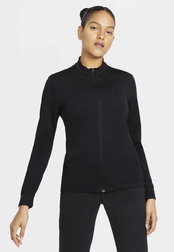 Golftröja Nike Dri-FIT UV Victory med dragkedja i fullängd för kvinnor - Svart