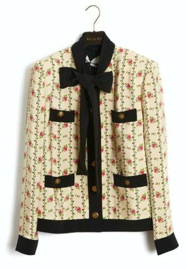Gucci Vintage - Vintage Jackor - Beige - Dam - Storlek: M
