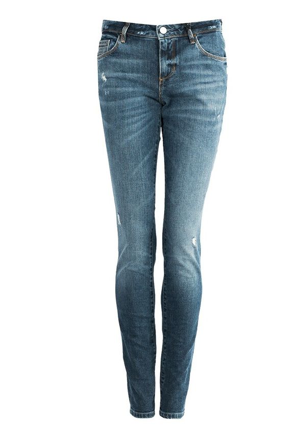 Guess - Skinny Jeans - Blå - Dam - Storlek: W25