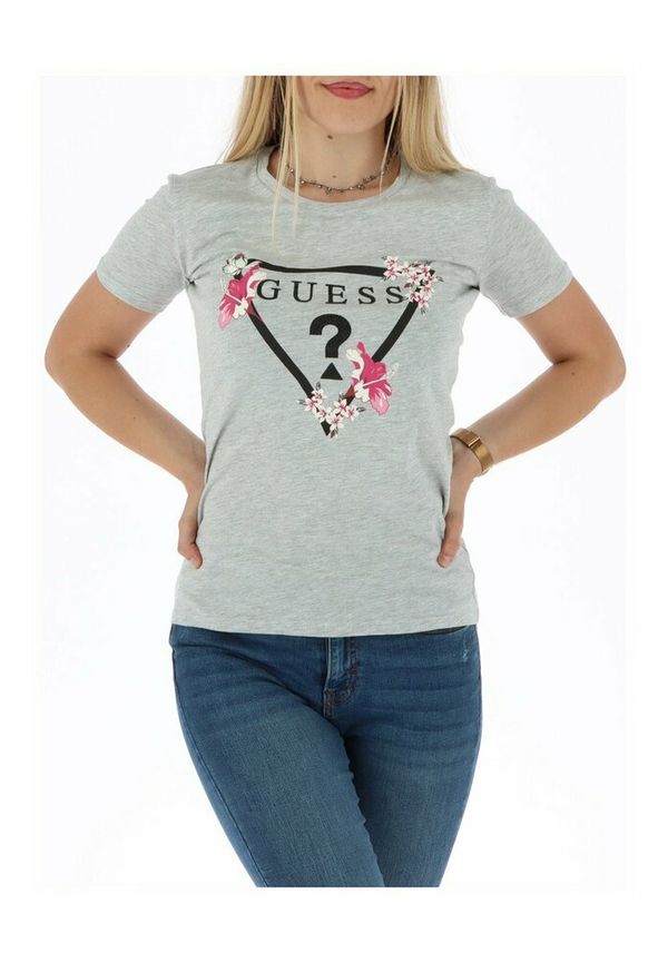 Guess - T-shirts - Grå - Dam - Storlek: Xs,S,M