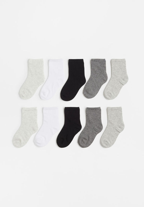 H & M - 10-pack strumpor - Grå
