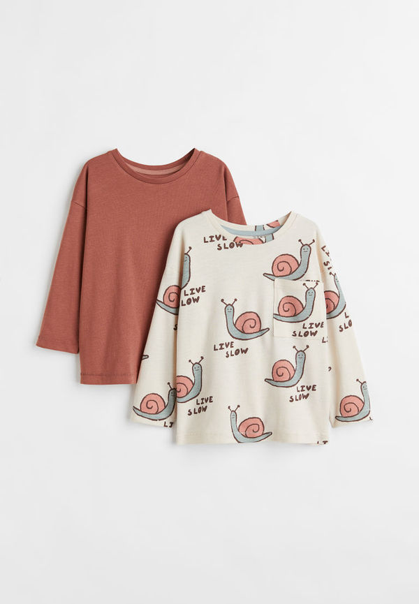 H & M - 2-pack oversized tröja - Orange