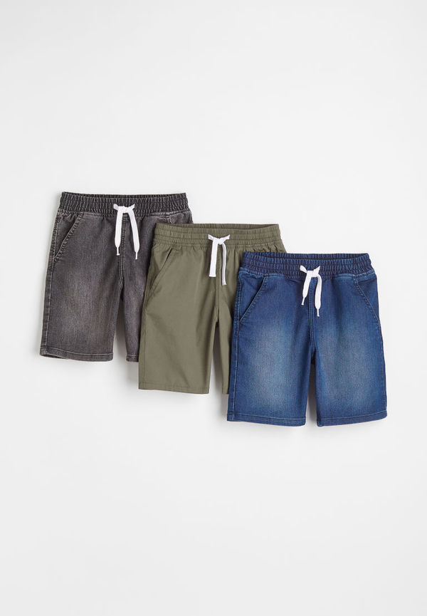H & M - 3-pack shorts - Blå