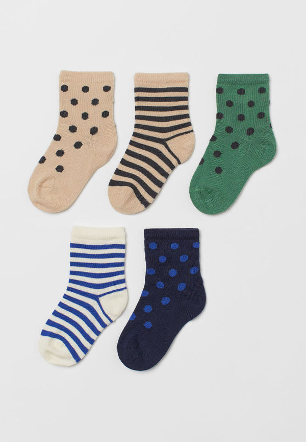 H & M - 5-pack strumpor - Blå