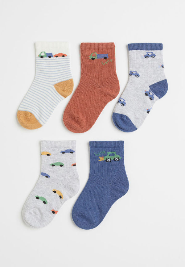 H & M - 5-pack strumpor - Blå