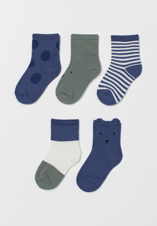 H & M - 5-pack strumpor - Blå