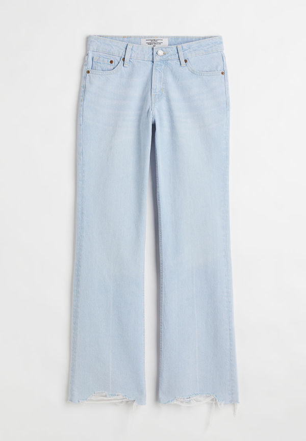 H & M - 90's Flare Low Jeans - Blå