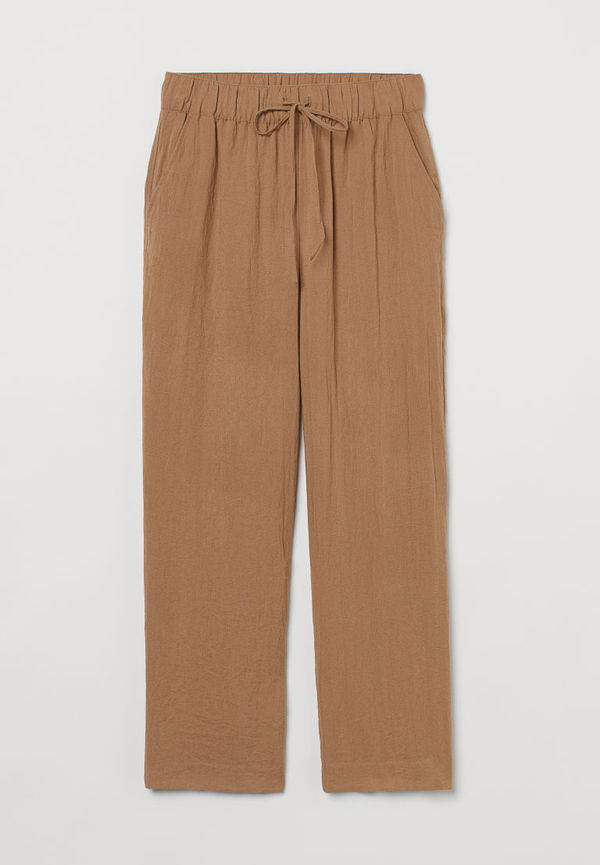 H & M - Ankellång byxa - Beige