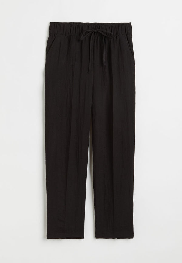 H & M - Ankellång byxa - Svart