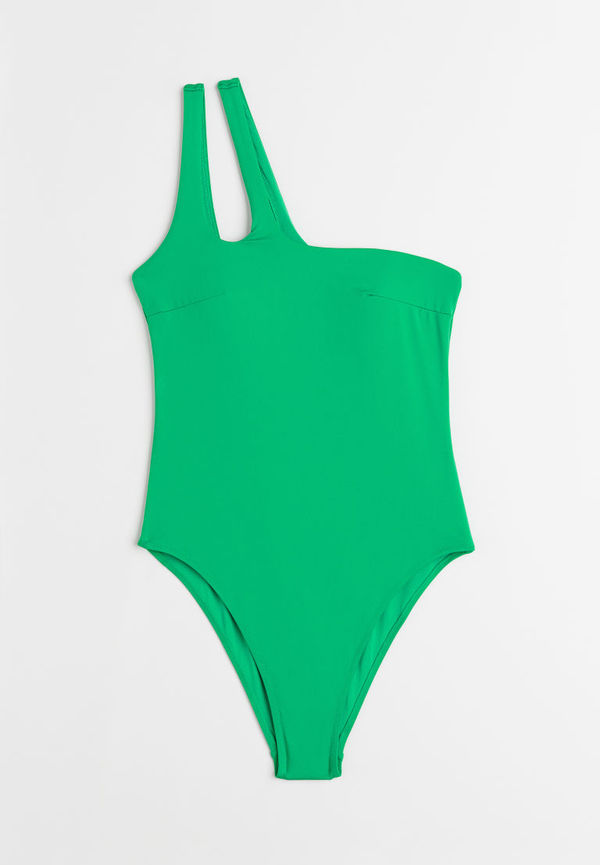 H & M - Baddräkt High leg - Grön