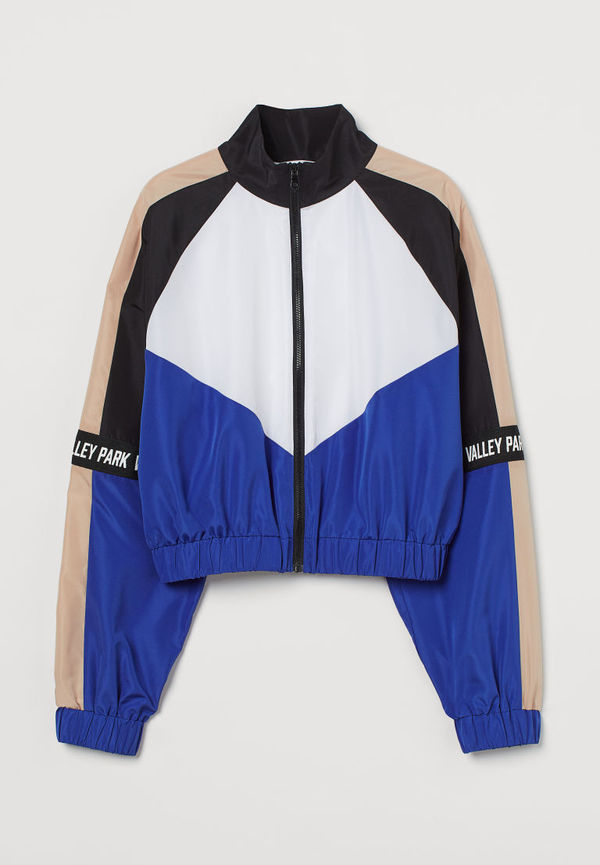 H & M - Blockfärgad jacka - Blå