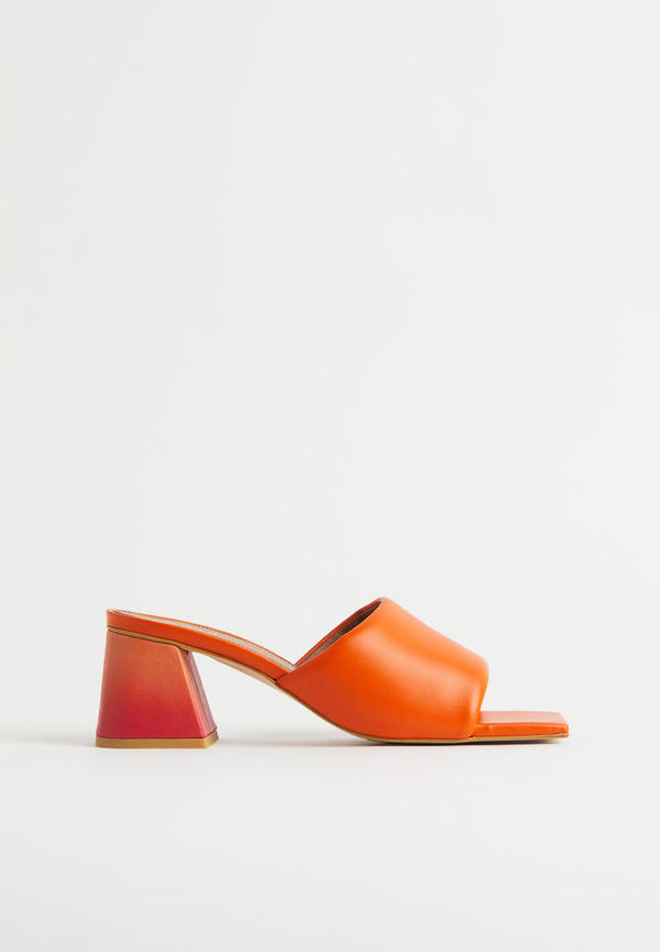 H & M - Brushed Degrad Sandal - Orange