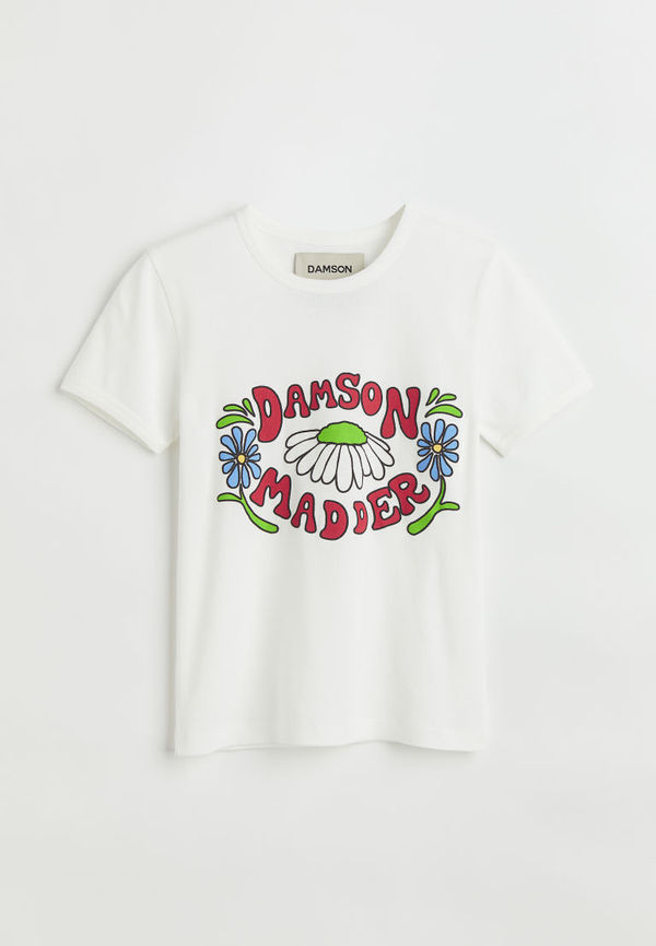 H & M - Damson Daisy Baby-t-shirt - Vit