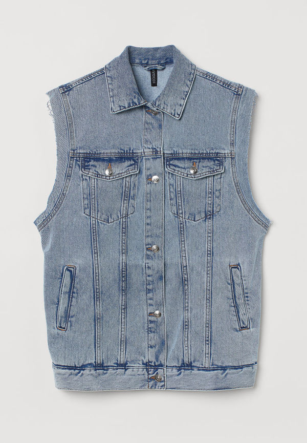 H & M - Denimväst - Blå
