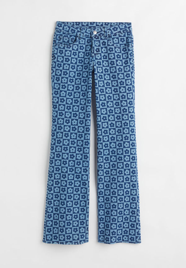H & M - Flare Low Jeans - Blå