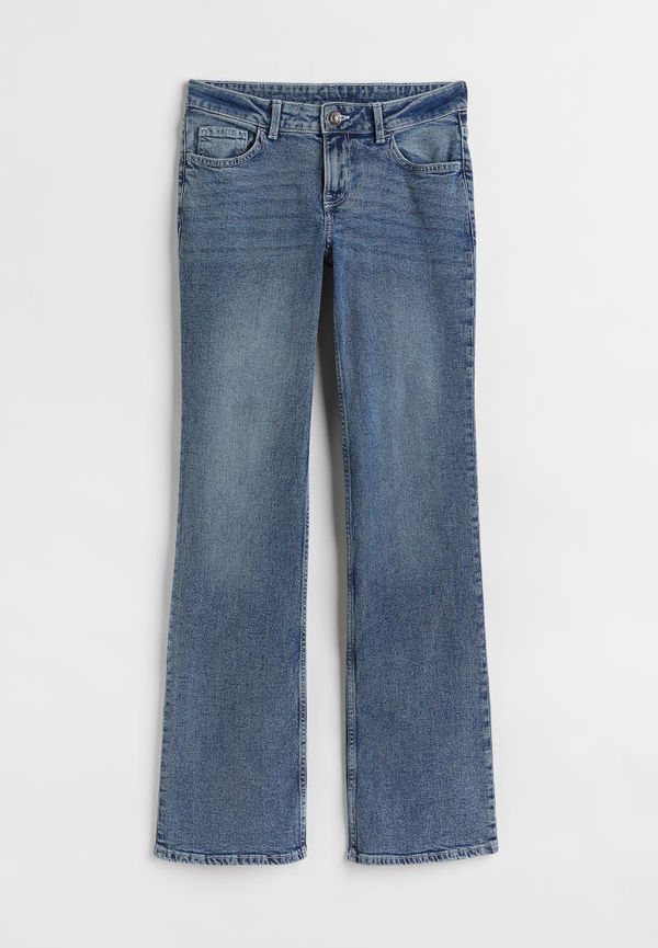 H & M - Flare Low Jeans - Blå