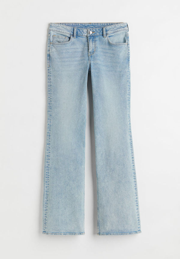 H & M - Flare Low Jeans - Blå