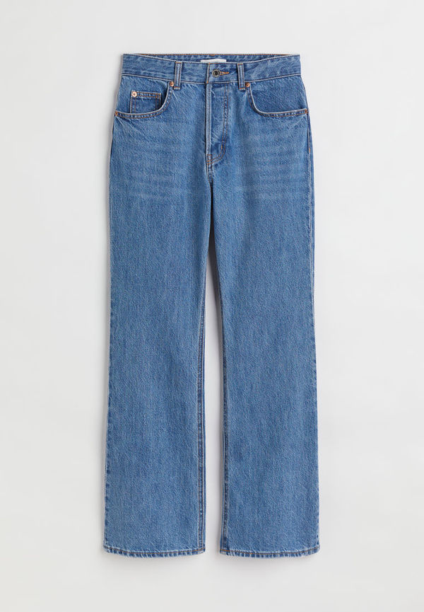 H & M - Flared High Ankle Jeans - Blå