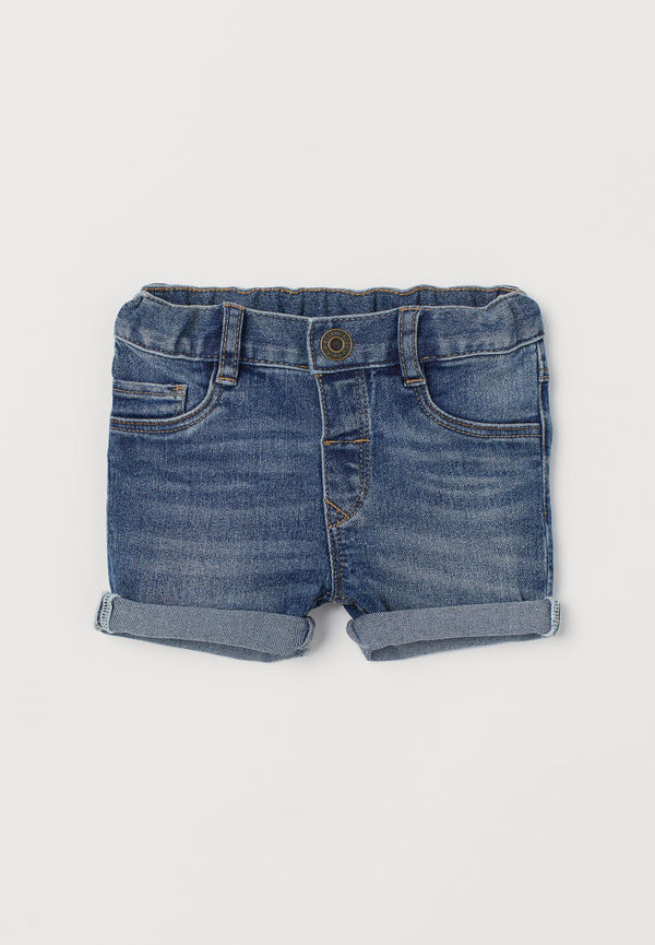 H & M - Jeansshorts - Blå