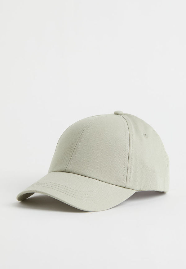 H & M - Keps i bomull - Grön