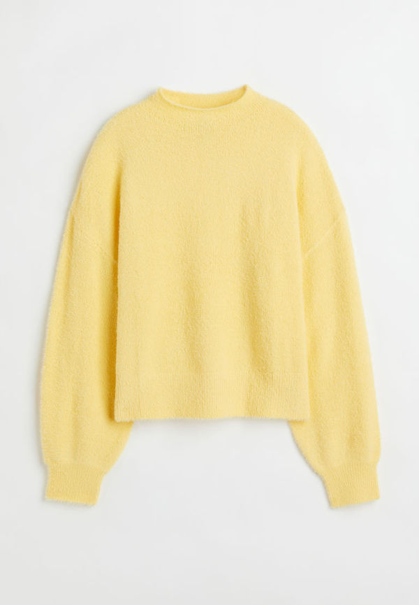 H & M - Lurvig tröja - Gul