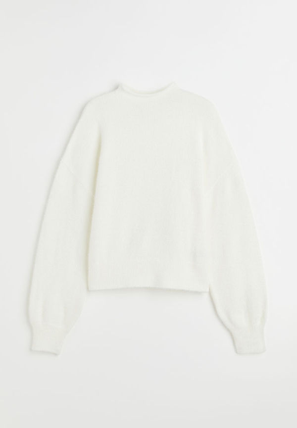 H & M - Lurvig tröja - Vit