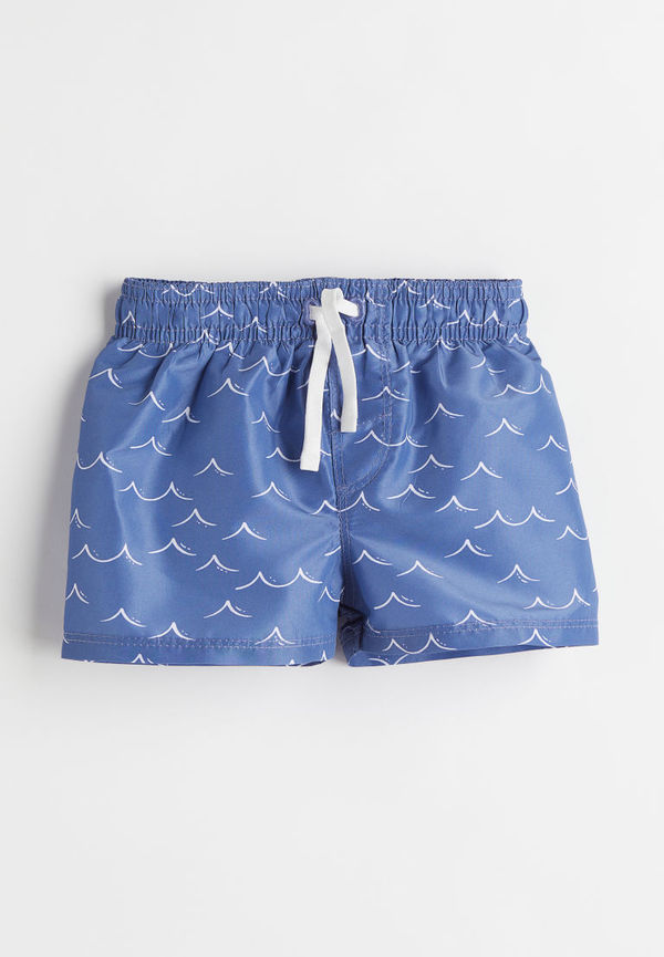 H & M - Mönstrade badshorts - Blå