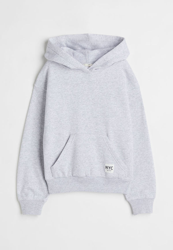 H & M - Oversized huvtröja - Grå