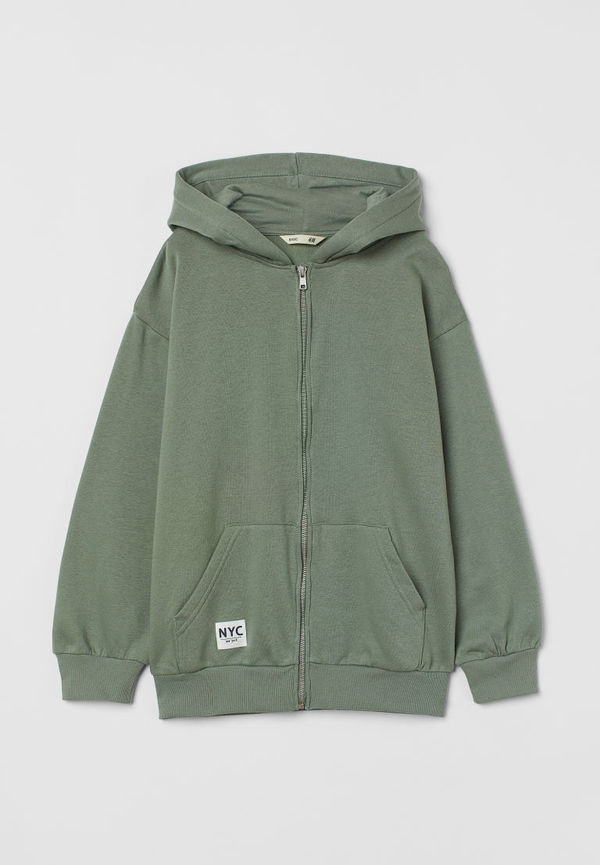 H & M - Oversized munkjacka - Grön