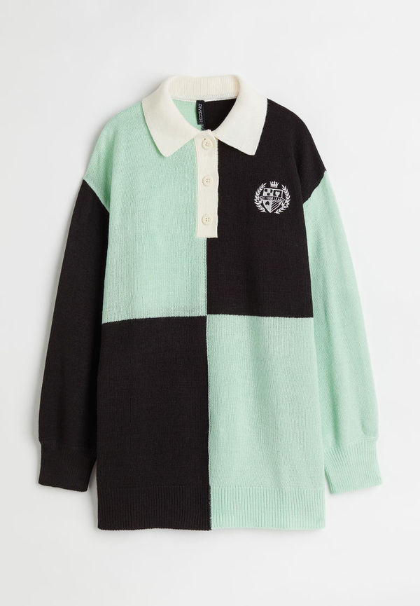 H & M - Oversized rugbytröja - Grön
