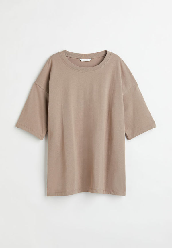H & M - Oversized t-shirt - Brun
