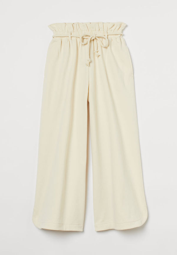 H & M - Paper bag-byxa - Beige