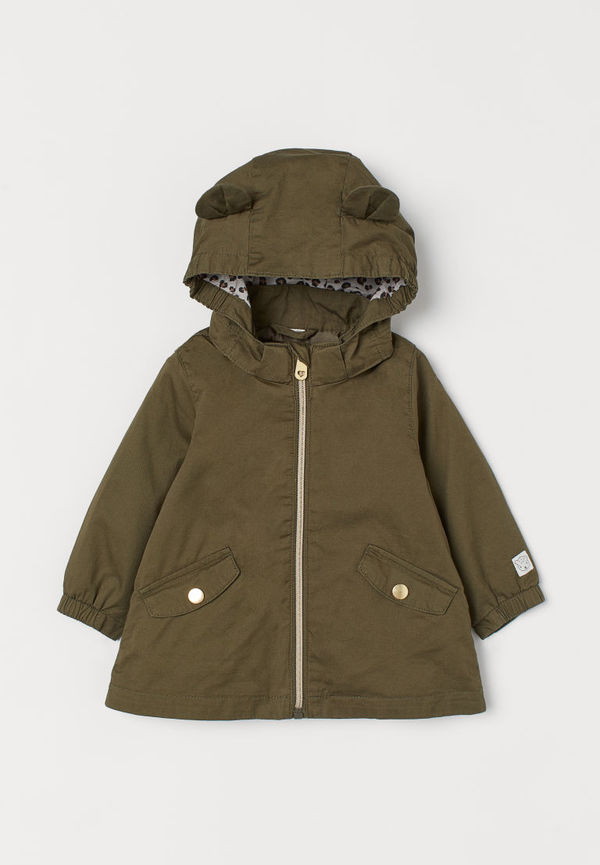 H & M - Parkas i twill - Grön