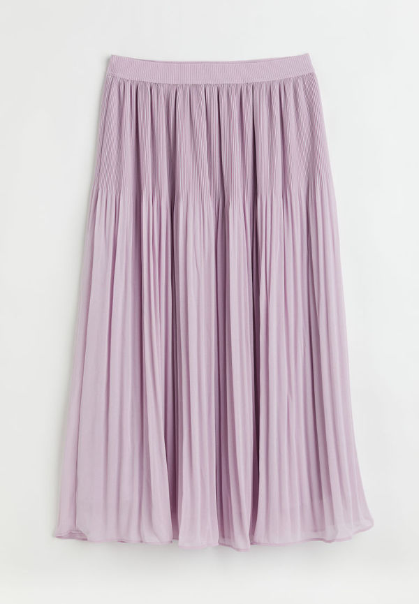 H & M - Plisserad kjol - Lila