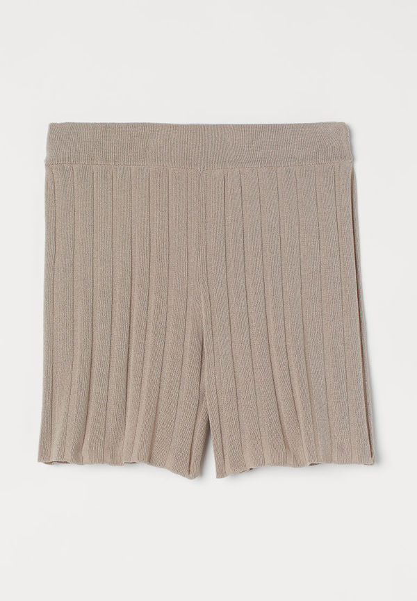 H & M - Ribbade shorts - Brun