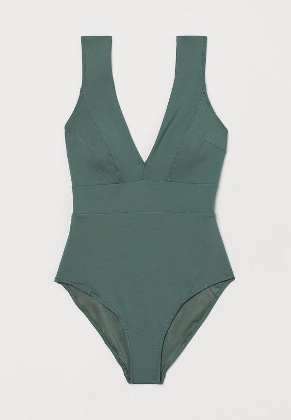 H & M - Shape-baddräkt - Grön